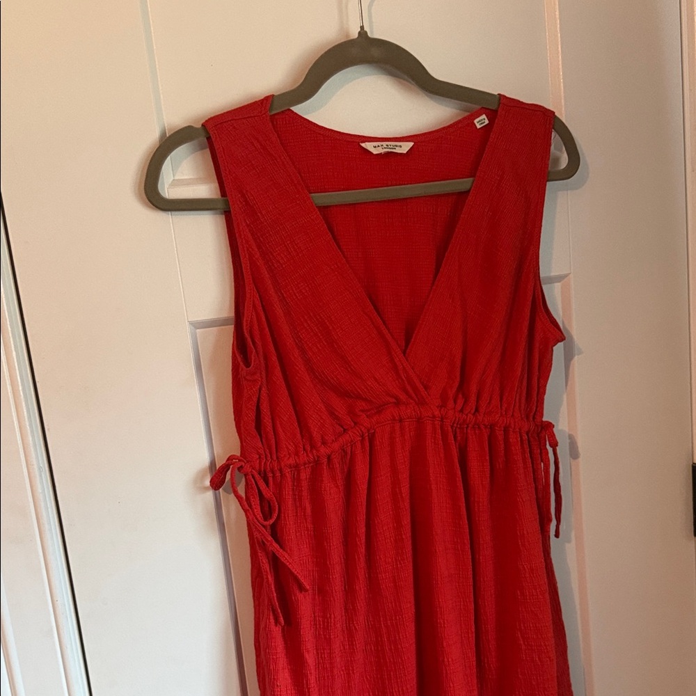 Max Studio Vibrant Red Mini Dress